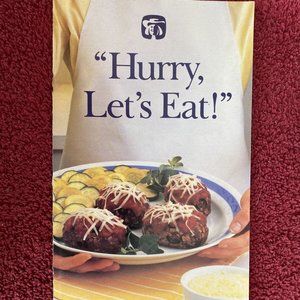 Quaker Oats “Hurry Let’s Eat!” Recipe, Cookbook Like New Condition Vintage